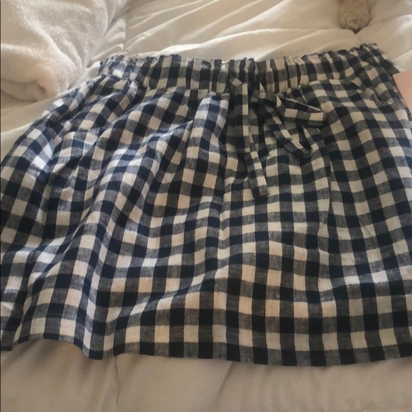 Dresses & Skirts - Blue with white checkered skirt